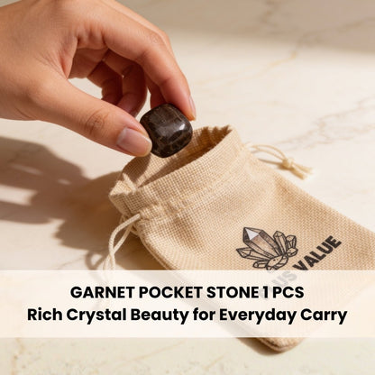 Garnet Pocket Stone - plusvalueindia