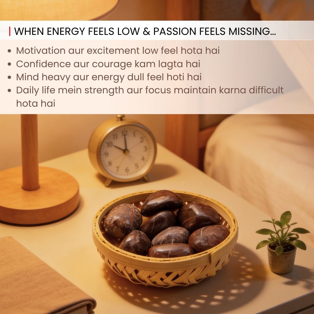 Garnet Tumbled Stone Pebbles - Energizing & Regenerating Stone - plusvalueindia