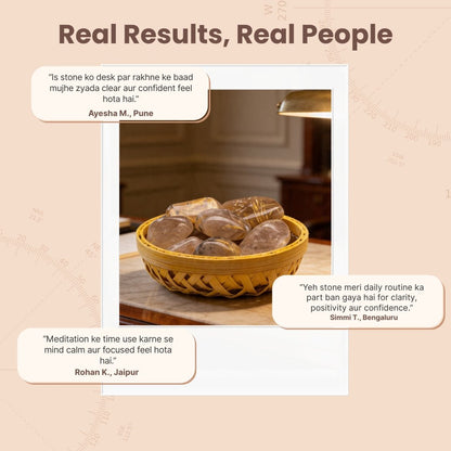 Golden Rutile Tumbled Stone Pebbles - plusvalueindia