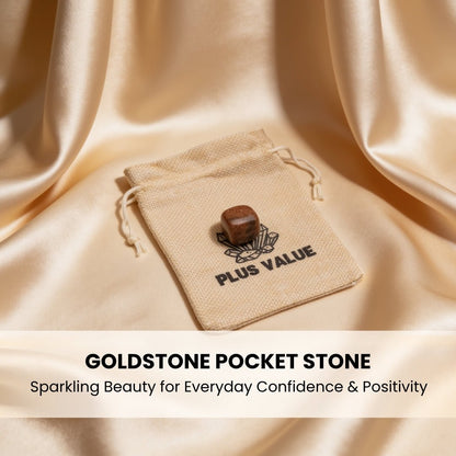 Goldstone Pocket Stone - plusvalueindia