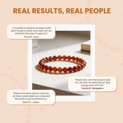 Gomed Bracelet Beads Size 6mm - plusvalueindia