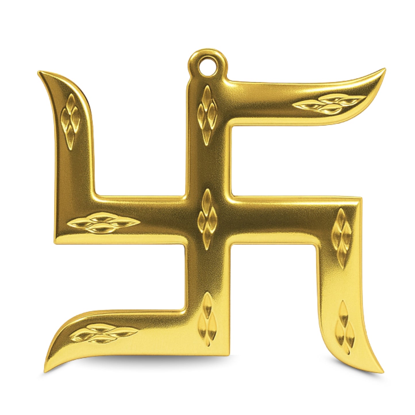Brass Swastik Size 3" Vastu Remedies for Home, Office - Goodluck, Auspicious, Religious Symbols