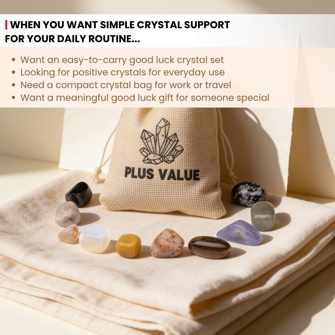 Crystal Bag for good luck