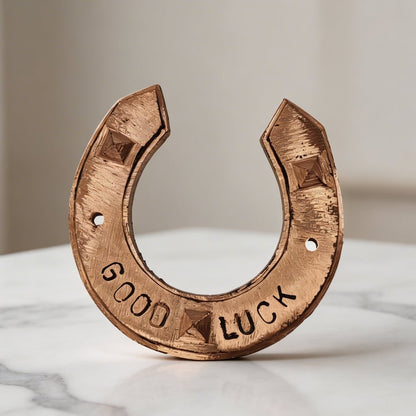 Good Luck Horse Shoe Made in Copper With Pyramid - plusvalueindia