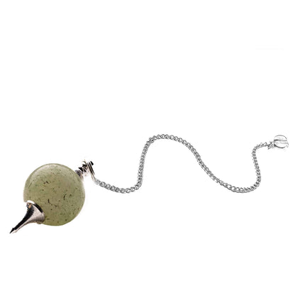 green aventurine ball dowsing pendulum