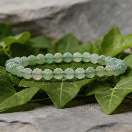Green Aventurine Bracelet for Health Luck, Career and Job