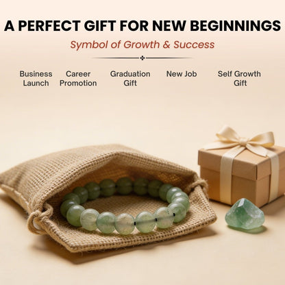 Green Aventurine Bracelet for Health Luck, Career and Job - plusvalueindia