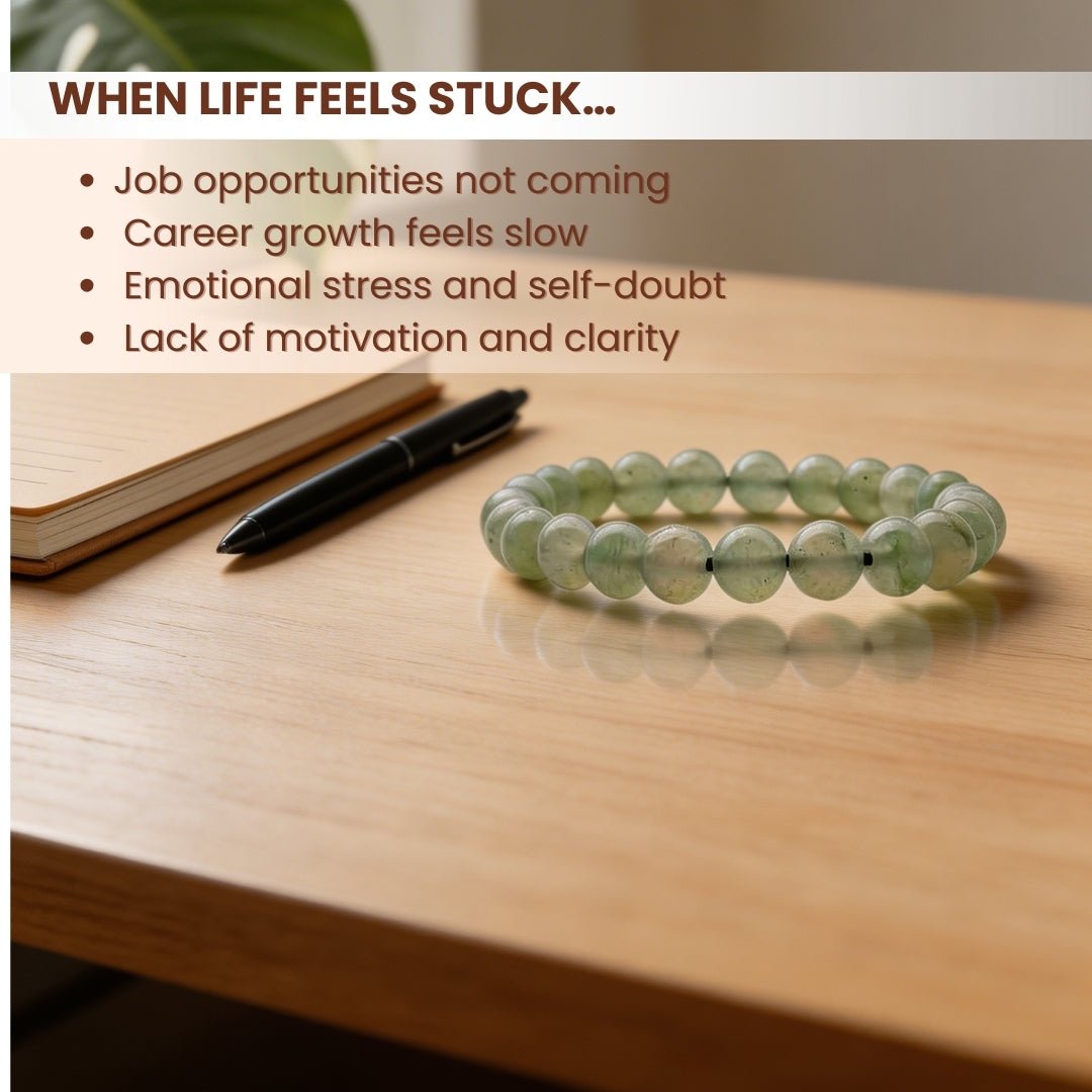 Green Aventurine Bracelet for Health Luck, Career and Job - plusvalueindia