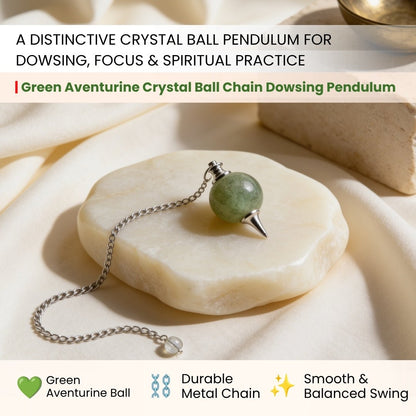 Natural Green Aventurine faceted point showing light green mineral grain