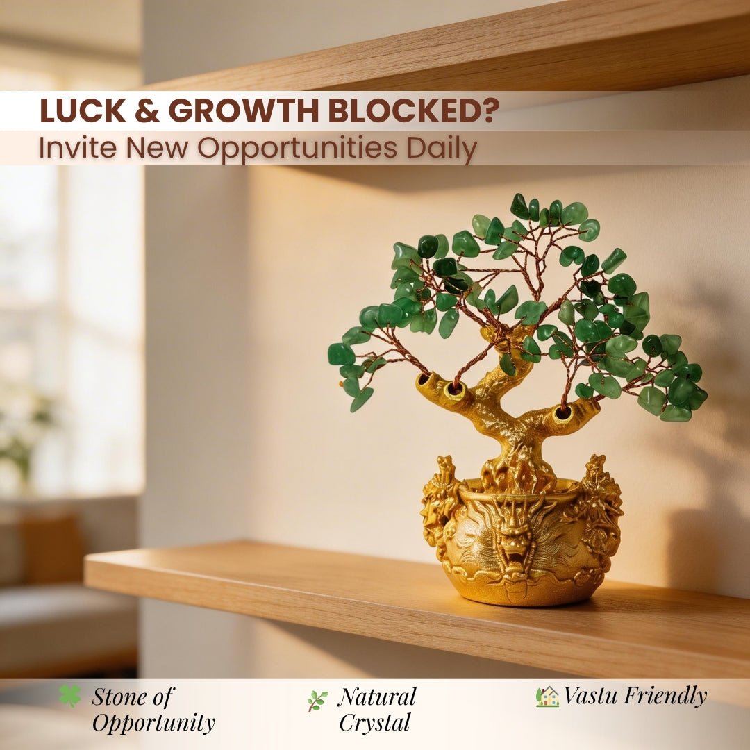 green aventurine money tree Green Aventurine Crystal Tree for Luck & New Beginnings – plusvalueindia