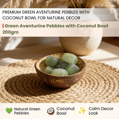 Natural Green Aventurine Tumbled Stone Pebbles - plusvalueindia