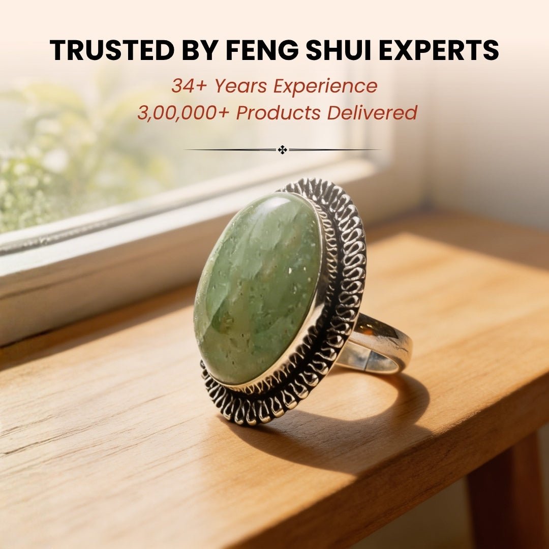 Green Aventurine Ring - plusvalueindia