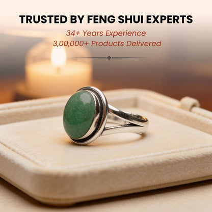 Green Aventurine Ring - plusvalueindia
