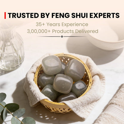 Natural Green Aventurine Tumbled Stone Pebbles - plusvalueindia