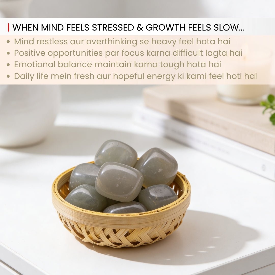 Natural Green Aventurine Tumbled Stone Pebbles - plusvalueindia