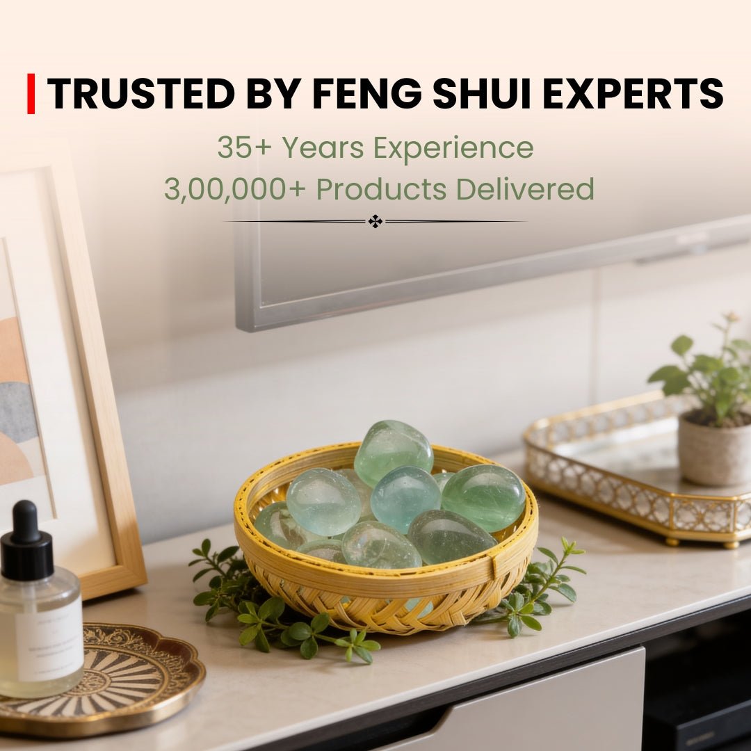 Green Fluorite Tumbled Stone Pebbles - plusvalueindia