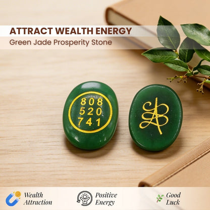 Green Jade Stone in Zibu Symbol & Switch Word, Grabovoi Number - plusvalueindia