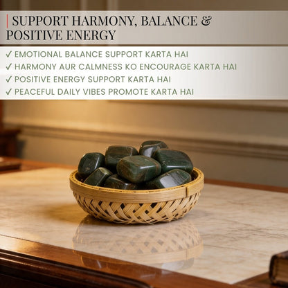 Green Jade Tumbled Stone Pebbles - plusvalueindia