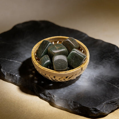 Green Jade Tumbled Stone Pebbles - plusvalueindia