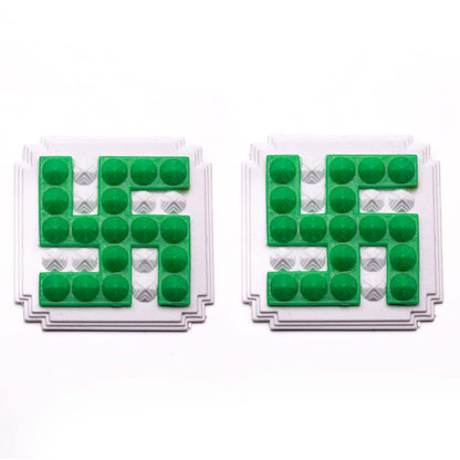 green swastik pair vastu