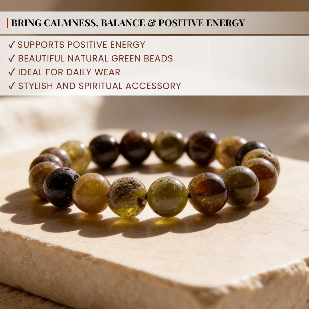 Green Tourmaline Bracelet - plusvalueindia