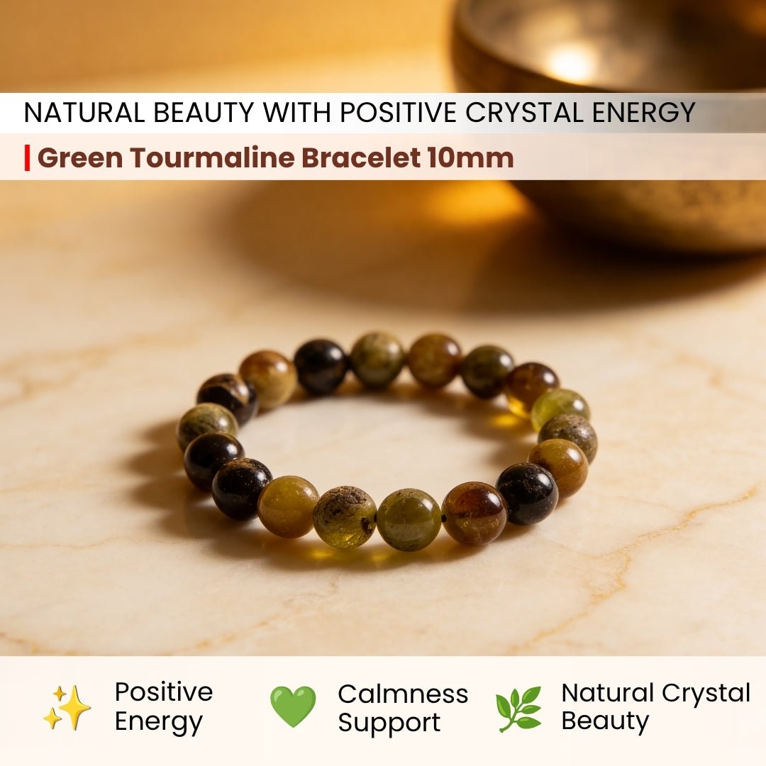 Green Tourmaline Bracelet - plusvalueindia
