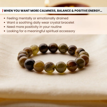 Green Tourmaline Bracelet - plusvalueindia