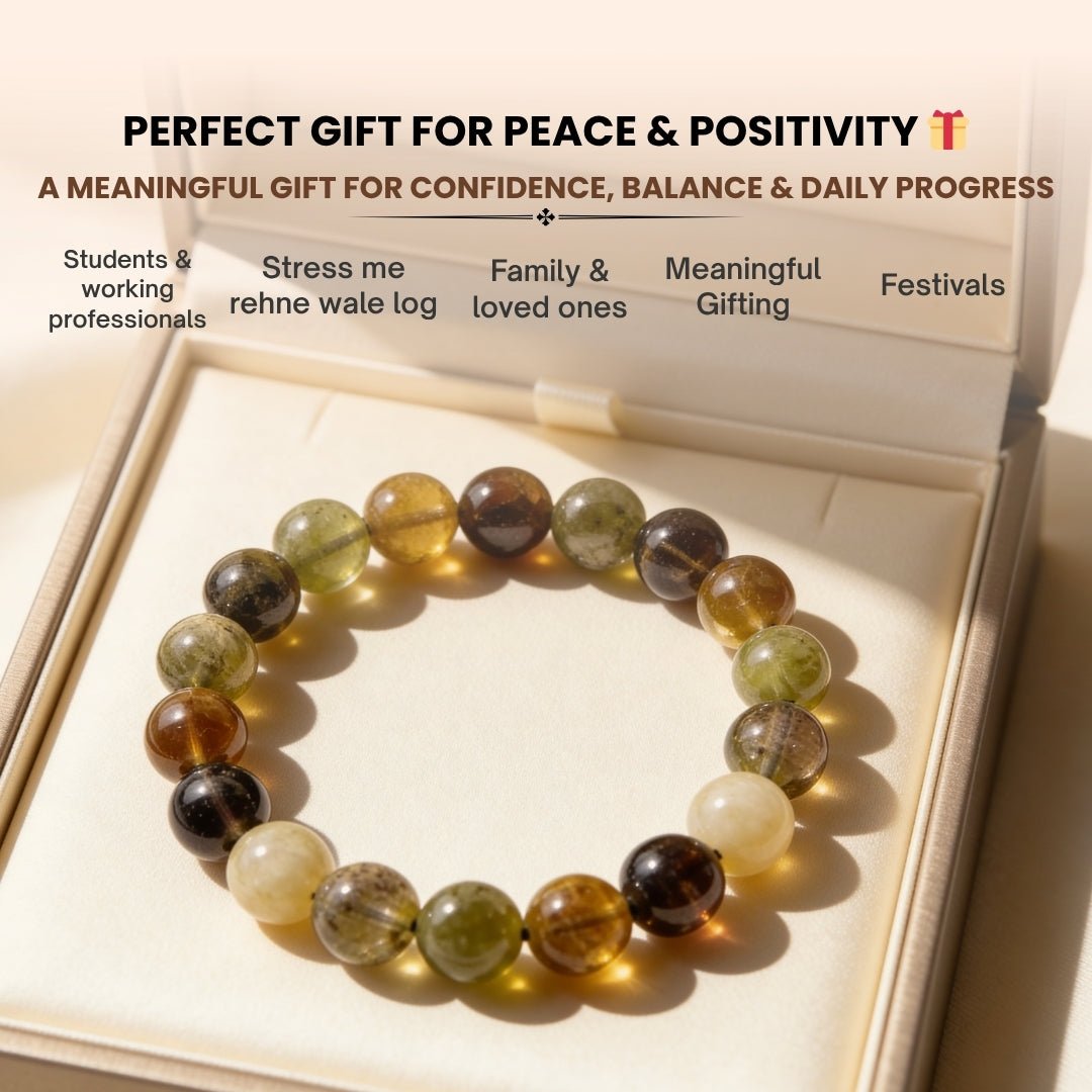 Green Tourmaline Bracelet - plusvalueindia