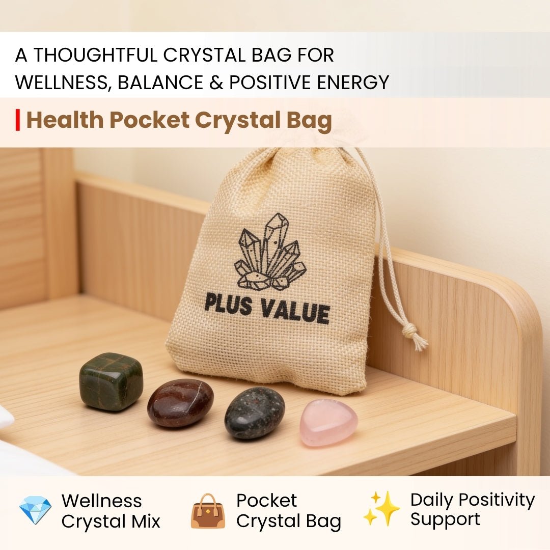 Health Pocket Crystal Bag - plusvalueindia