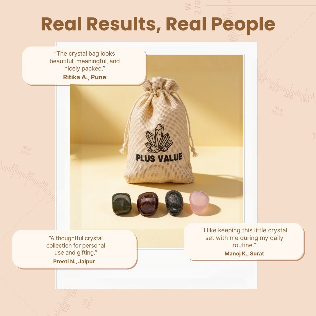 Health Pocket Crystal Bag - plusvalueindia