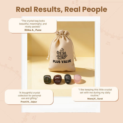 Health Pocket Crystal Bag - plusvalueindia