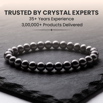 Hematite Bracelet Protective & Grounding Stone - plusvalueindia