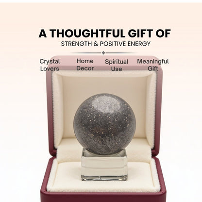 Natural Rare Hematite Crystal Quartz Polished Ball Sphere - plusvalueindia