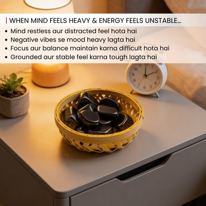 Hematite Tumbled Stone Pebbles - plusvalueindia