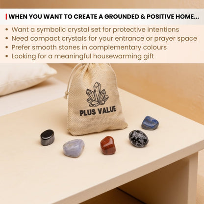 Polished Black Tourmaline tumbled stone for warding off negative vibrations and safeguarding entryways