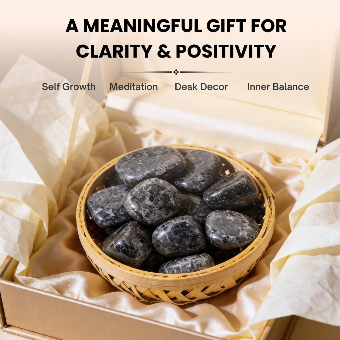Indigo Tumbled Stone Pebbles - plusvalueindia