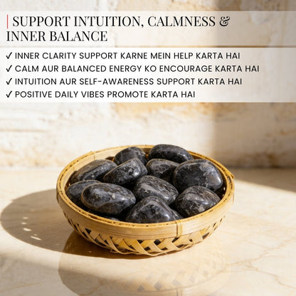 Indigo Tumbled Stone Pebbles - plusvalueindia