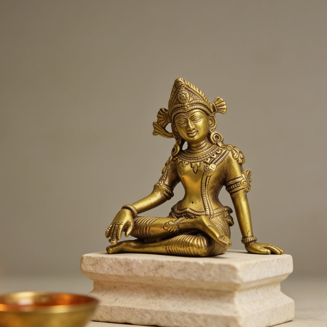 Brass Lord Indra Dev Statue Vastu Enhancer and Remedies Product - plusvalueindia
