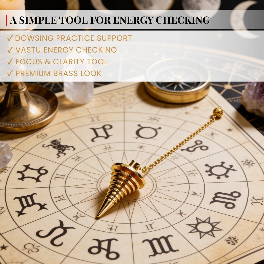 Infinity Dowsing Pendulum For Reiki, Dowser, Vastu, Feng Shui Experts - plusvalueindia