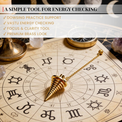 Infinity Dowsing Pendulum For Reiki, Dowser, Vastu, Feng Shui Experts - plusvalueindia