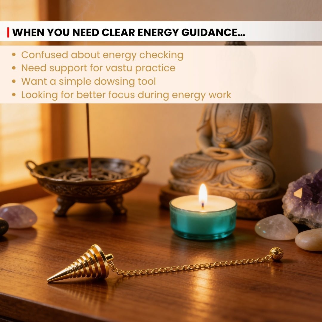 Infinity Dowsing Pendulum For Reiki, Dowser, Vastu, Feng Shui Experts - plusvalueindia