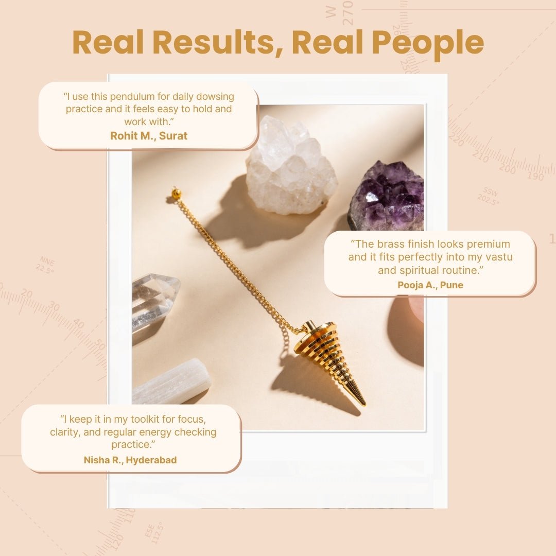 Infinity Dowsing Pendulum For Reiki, Dowser, Vastu, Feng Shui Experts - plusvalueindia