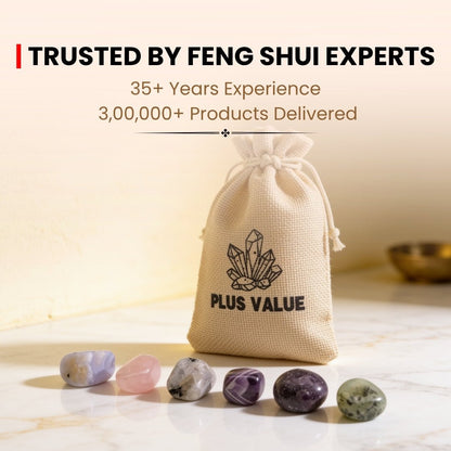 Pocket-sized intuition healing stones held in palm for meditation and intuitive mindfulness