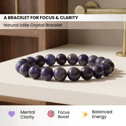 Iolite Bracelet - plusvalueindia