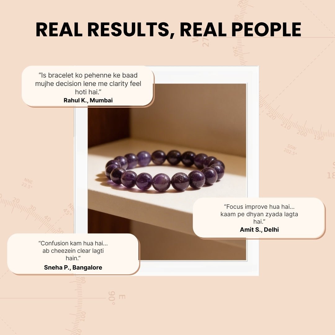 Iolite Bracelet - plusvalueindia