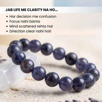 Iolite Bracelet - plusvalueindia
