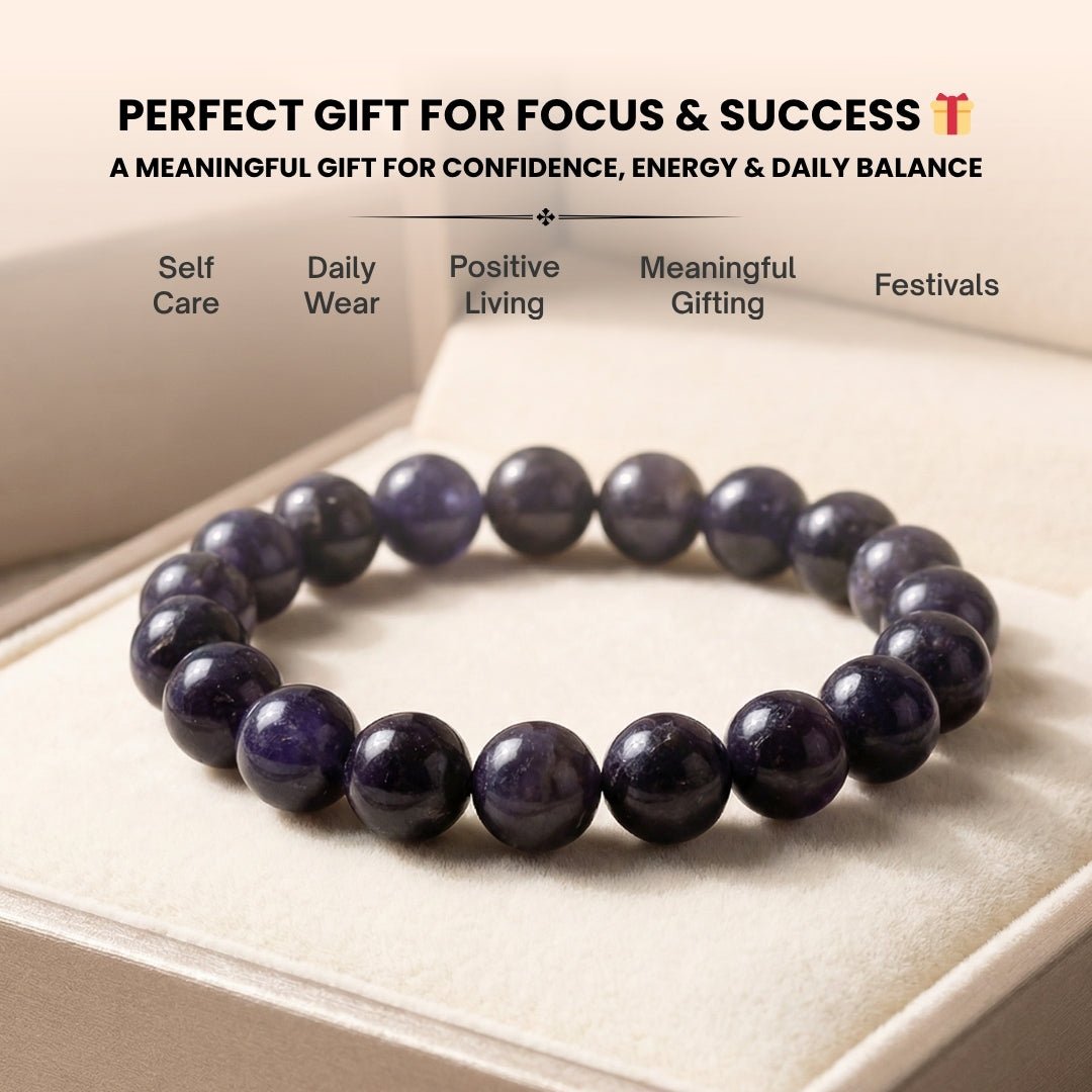 Iolite Bracelet - plusvalueindia