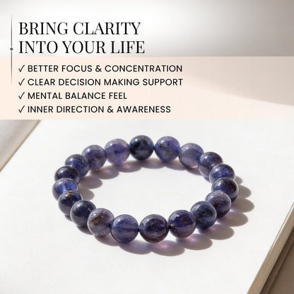 Iolite Bracelet - plusvalueindia