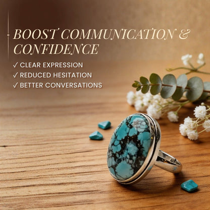 Irani Turquoise Ring (Firoza Ring) - plusvalueindia