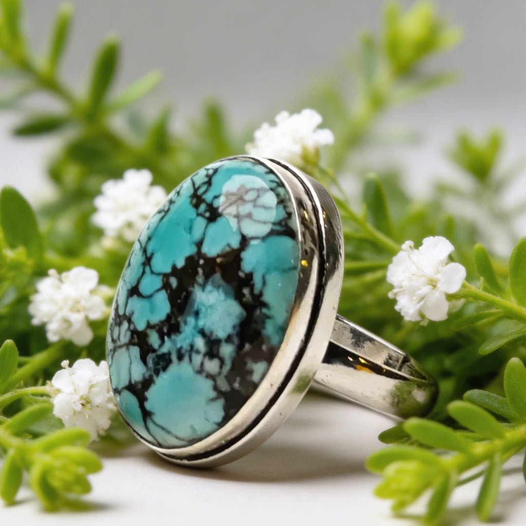 Irani Turquoise Ring (Firoza Ring) - plusvalueindia